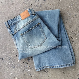 [ PAPADON'TCRY ] - Extra Low-Rise Flared Jeans กางเกงยีนส์ขาม้าเอวต่ำมาก