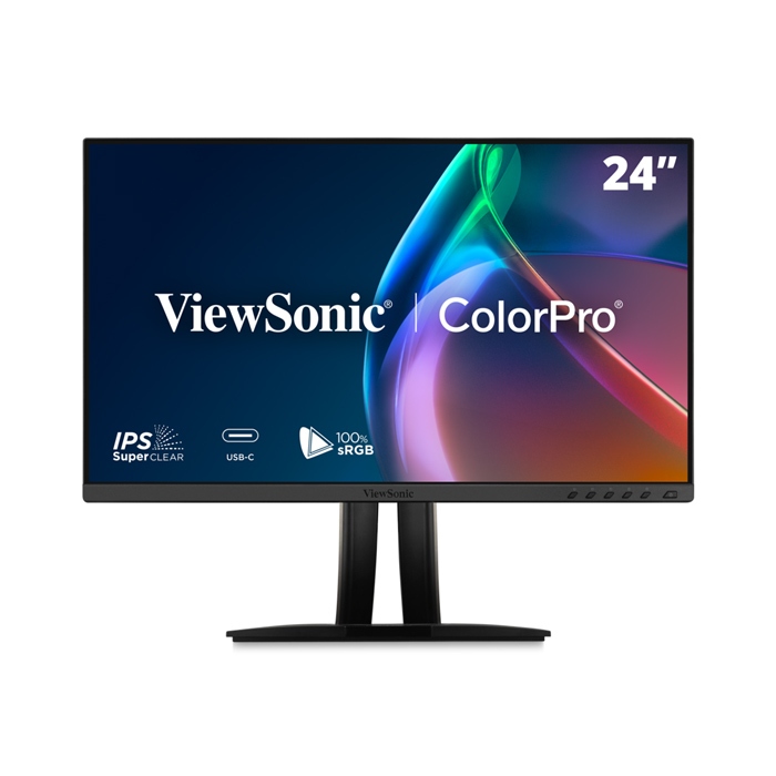 Monitor (จอมอนิเตอร์) ViewSonic VP2456A 24inch 120Hz FHD Pantone Validated 100% sRGB & Factory Calib