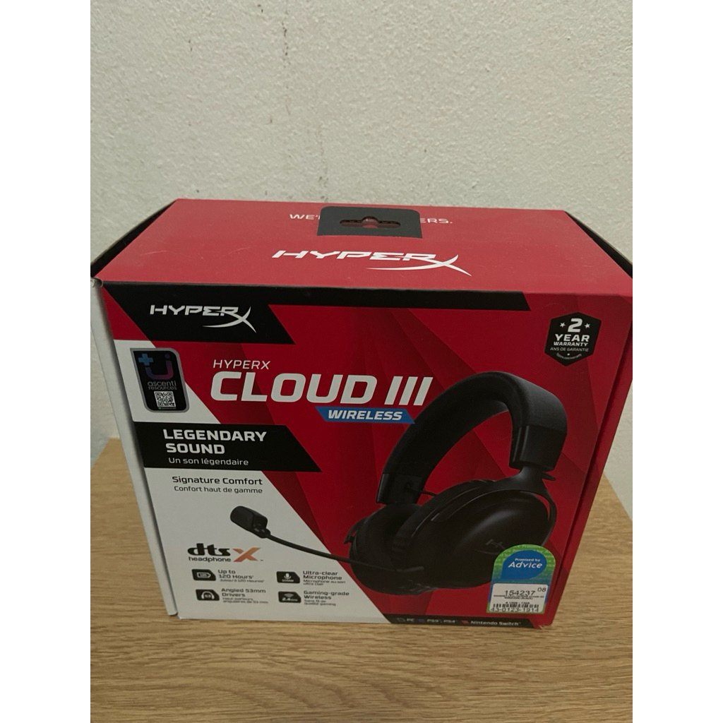 หุฟัง HyperX Cloud III Wireless (ไร้สาย)