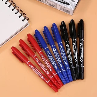 ปากกา Marker 2 หัว CD Marker ปากกาเขียนกล่องไปรษณีย์ เขียนพลาสติก กันน้ำ หมึกถาวร ปากกาเคมี
