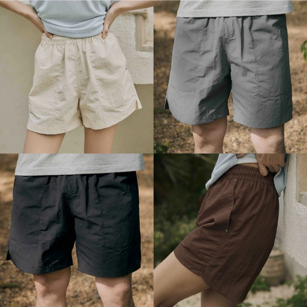 Madmatter - Rivet Nylon Shorts กางเกงขาสั้นผ้าไนลอน
