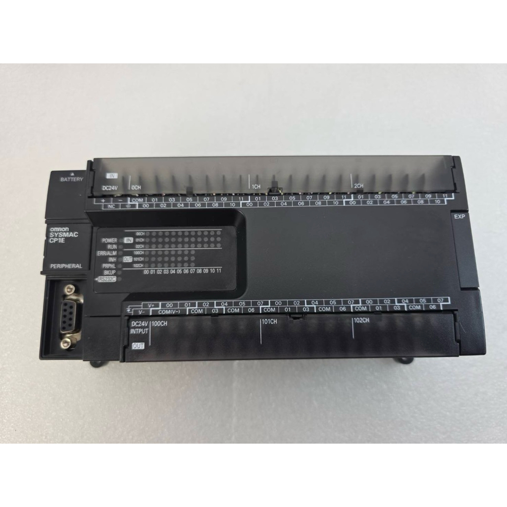 PLC OMRON CP1E-N60SDT-D 24VDC 60 I/O Transistor มือสอง สภาพสวย พร้อมส่ง ส่งฟรี