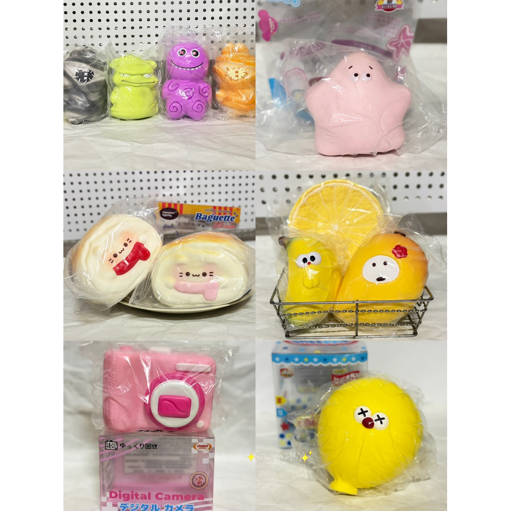 💢พร้อมส่งที่ไทย อัพเดท 12/08 🇹🇭สกุชชี่ 😻 แมวยักษ์ พุดดิ้ง🍮 Chamelon Mido Hachimi ibloom หลายแบรนด์ ของเล่น บีบหนึบ