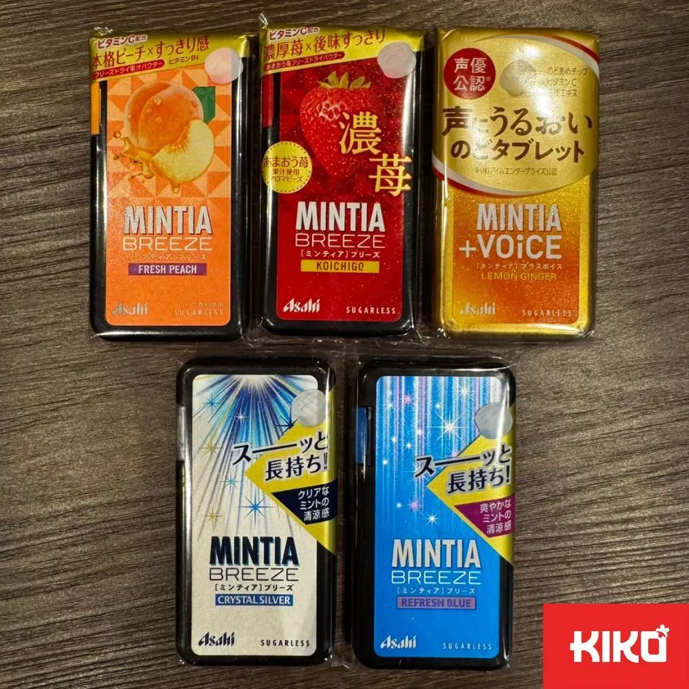 Asahi Mintia Breeze 22g (บรรจุ 30 เม็ด) 1 เม็ด ปากหอมเย็นสดชื่นSugarless