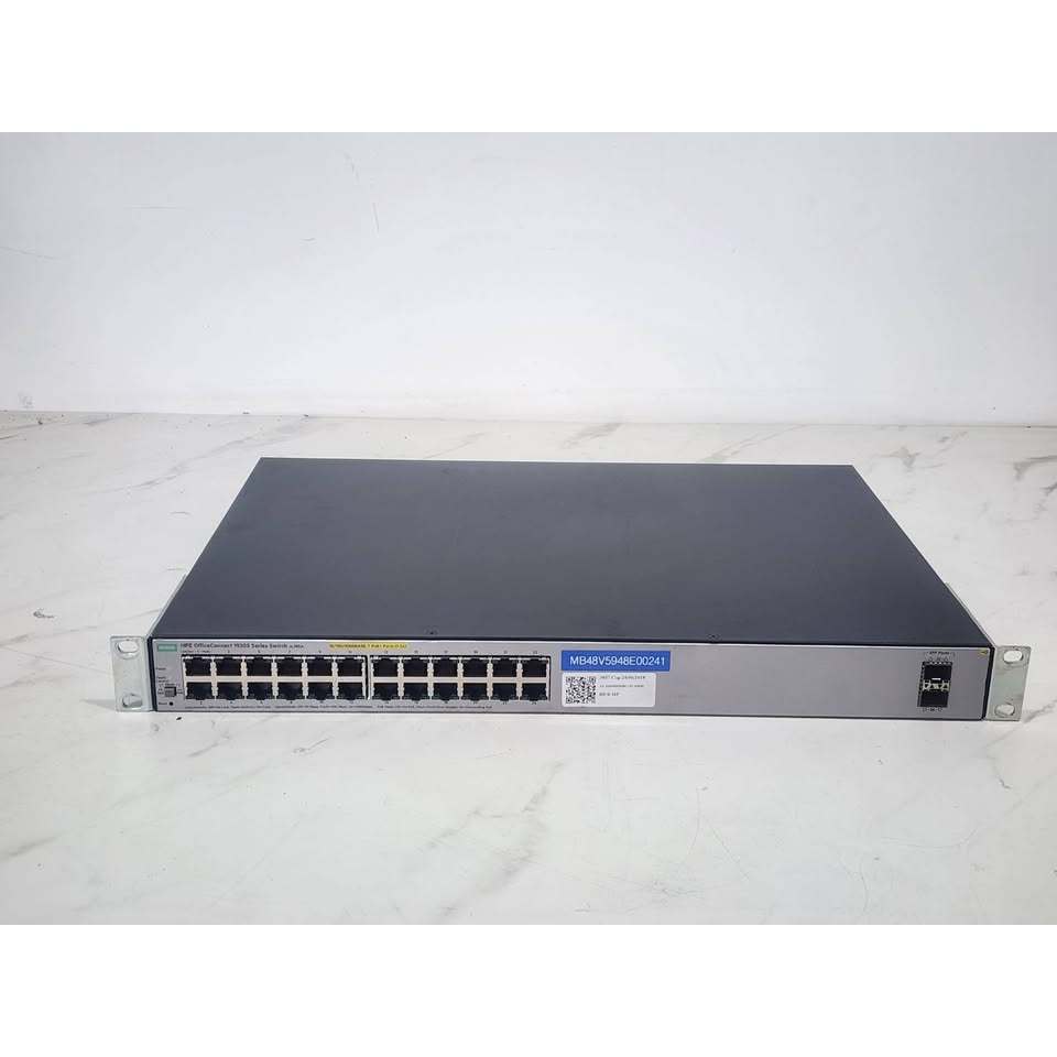 SWITCH (สวิตซ์) HPE ARUBA OFFICE CONNECT 1920S 24G 2SFP PoE+ 370W (JL385A)มือสอง
