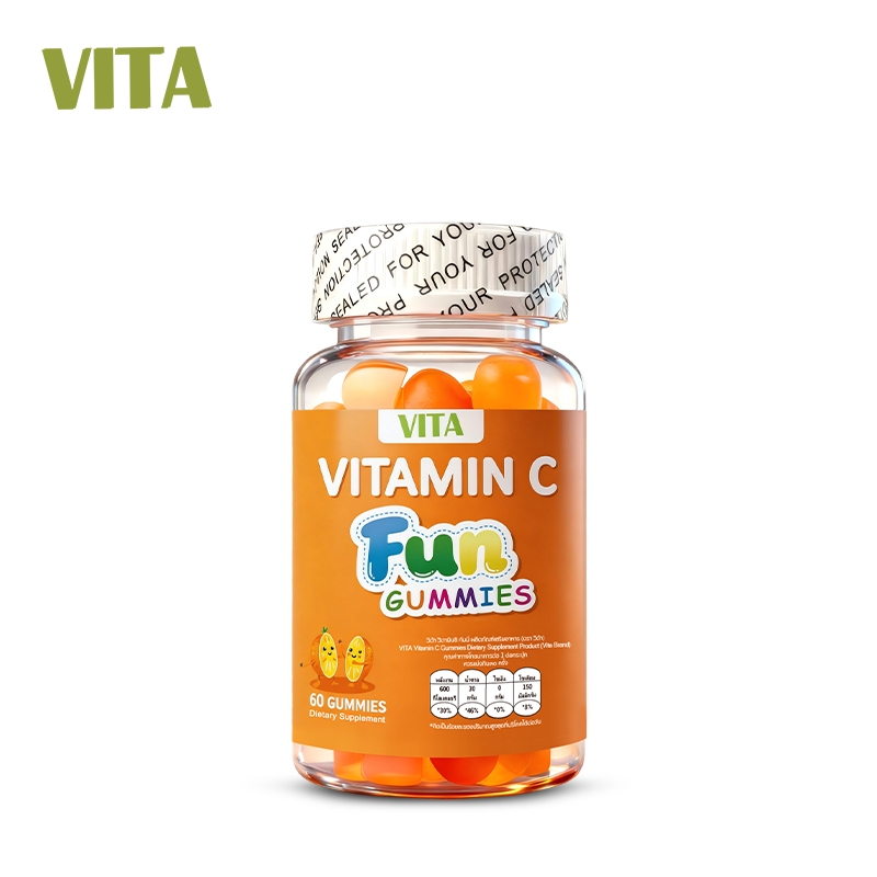 VITA วิตามินซีสําหรับเด็ก วิตามินรวมซีเด็ก อาหารเสริม