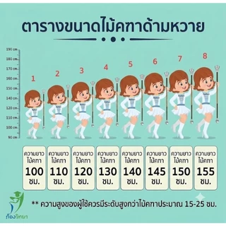 (คัดเกรด-มีพู่) ไม้คฑา ไม้ดรัมเมเยอร์ ด้ามหวาย 100 110 120 130 140 150 155 ซม.