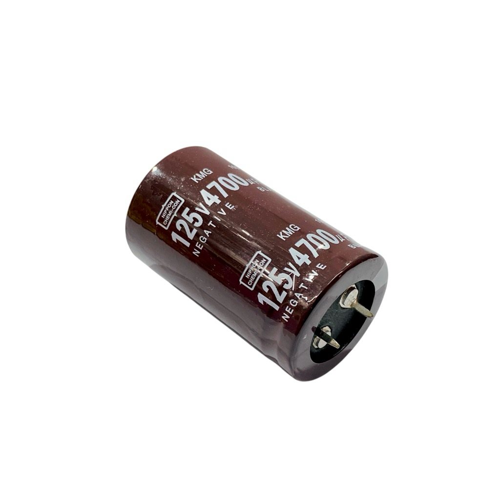Capacitor 4700 uf/ 125V 105องศา (ราคาต่อ 1ชิ้น)ขนาด 30x50mm คาปาซิเตอร์ หรือ ตัวเก็บประจุ  มีสินค้าพ