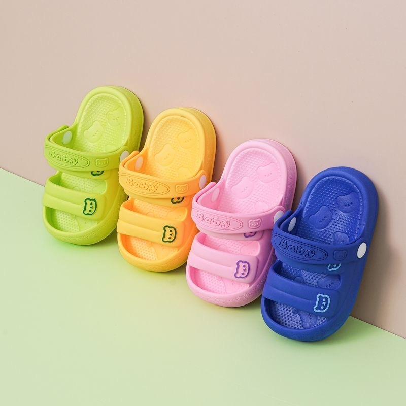 รองเท้ารัดส้นเด็ก สไตล์มินิมอล โทนสีเบจ น้ำหนักเบา นุ่ม ใส่สบาย Children's sandals พร้อมส่งในไทย
