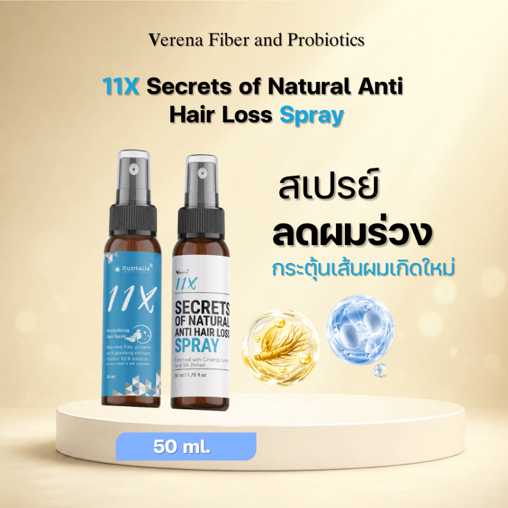 สเปรย์บำรุงผมและหนังศรีษะ 11X ปริมาณ 50 ml ซื้อ 1 แถม 1