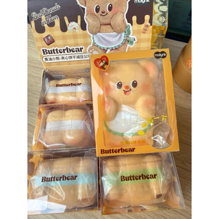 ❤️ใช้โค๊ดลด❤️ พร้อมส่ง 🇹🇭 Squishy สกุ๊ชชี่ หมีเนย Molynk 1 ชิ้น เลือกสี