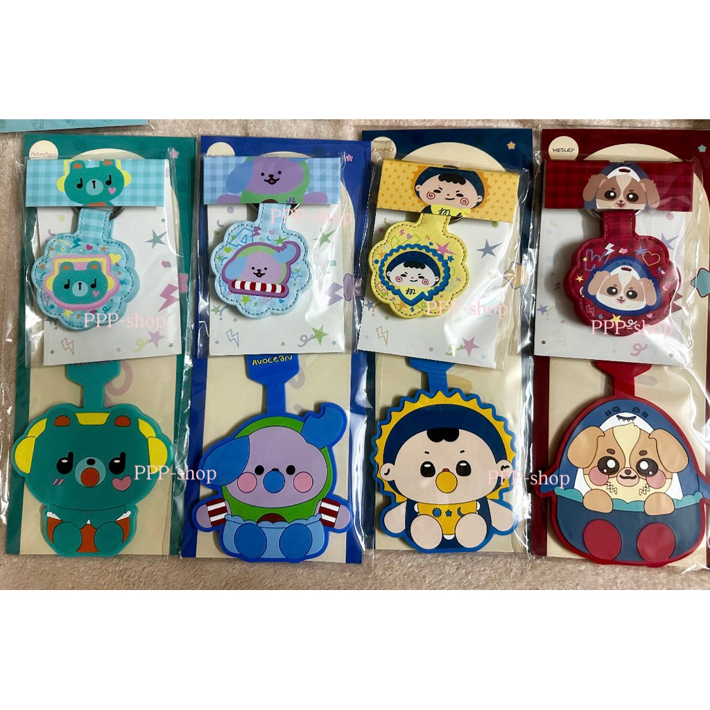[พร้อมส่ง] GMMTV Bagtag Magnet clip Permpoon Wesley Jummo Avocean