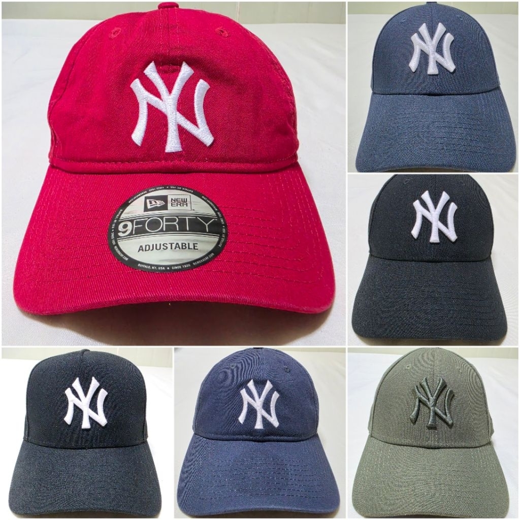 หมวกแก๊ป New Era มือสอง ของแท้ หมวกแก๊ป NY สภาพดี ปรับไซส์ได้ หลากสี ใส่ได้ทั้งชายหญิง