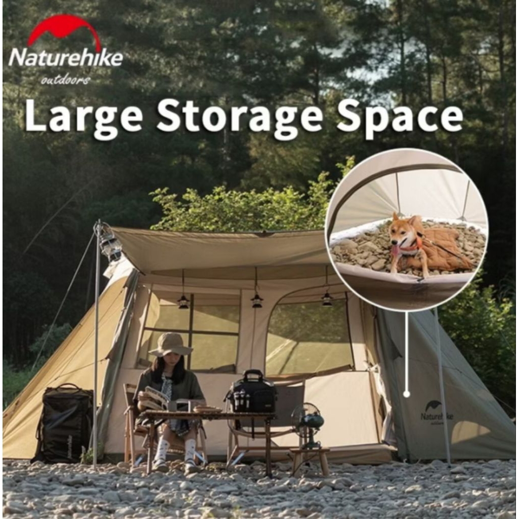 เต้นท์แคมป์ปิ้ง มือสอง สภาพใหม่ 99% ไม่เคยใช้งาน Naturehike village 5.0 จัดส่งฟรี