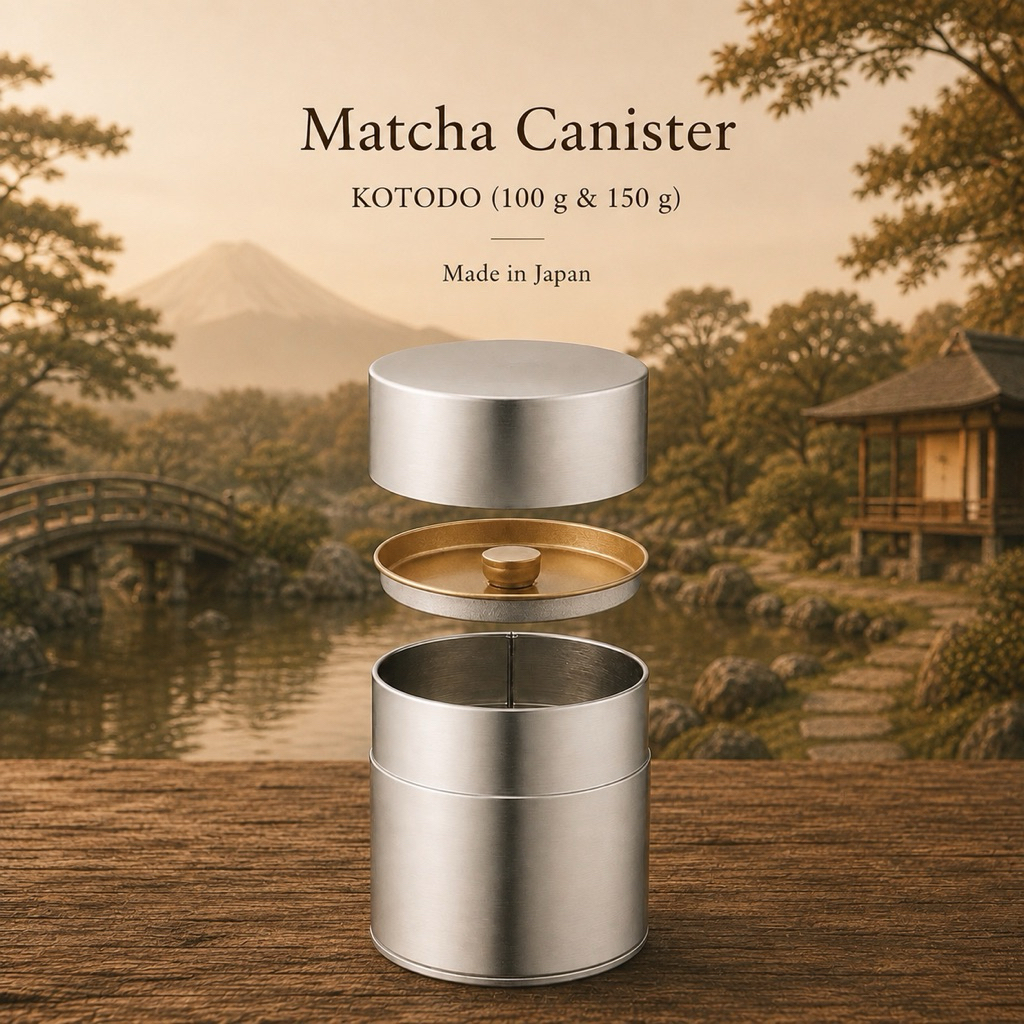 (สินค้าพร้อมส่ง) กระปุกใส่มัทฉะ สูญญากาศ KOTODO ใส่ชา Airtight Matcha Tea Canister Container