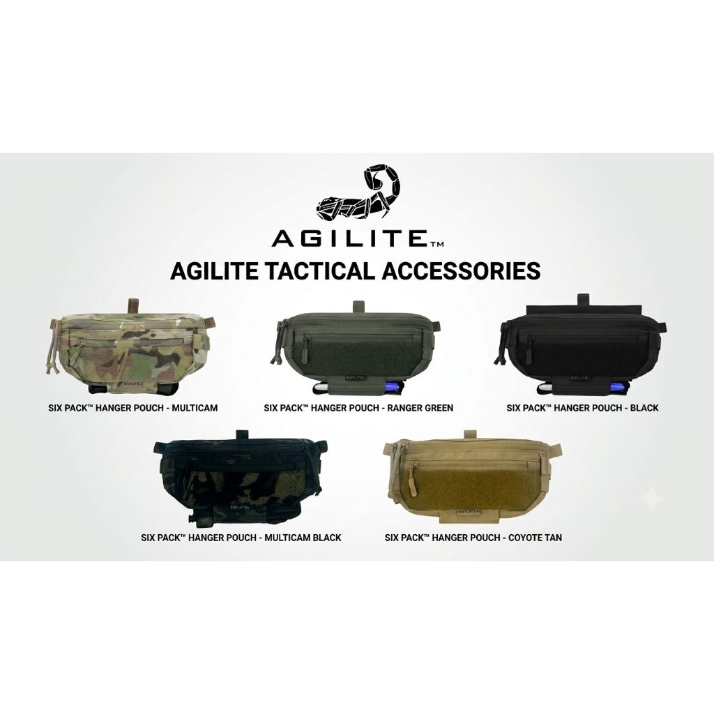 (PREORDER) 🇺🇸 AGILITE Six Pack™ Hanger Pouch