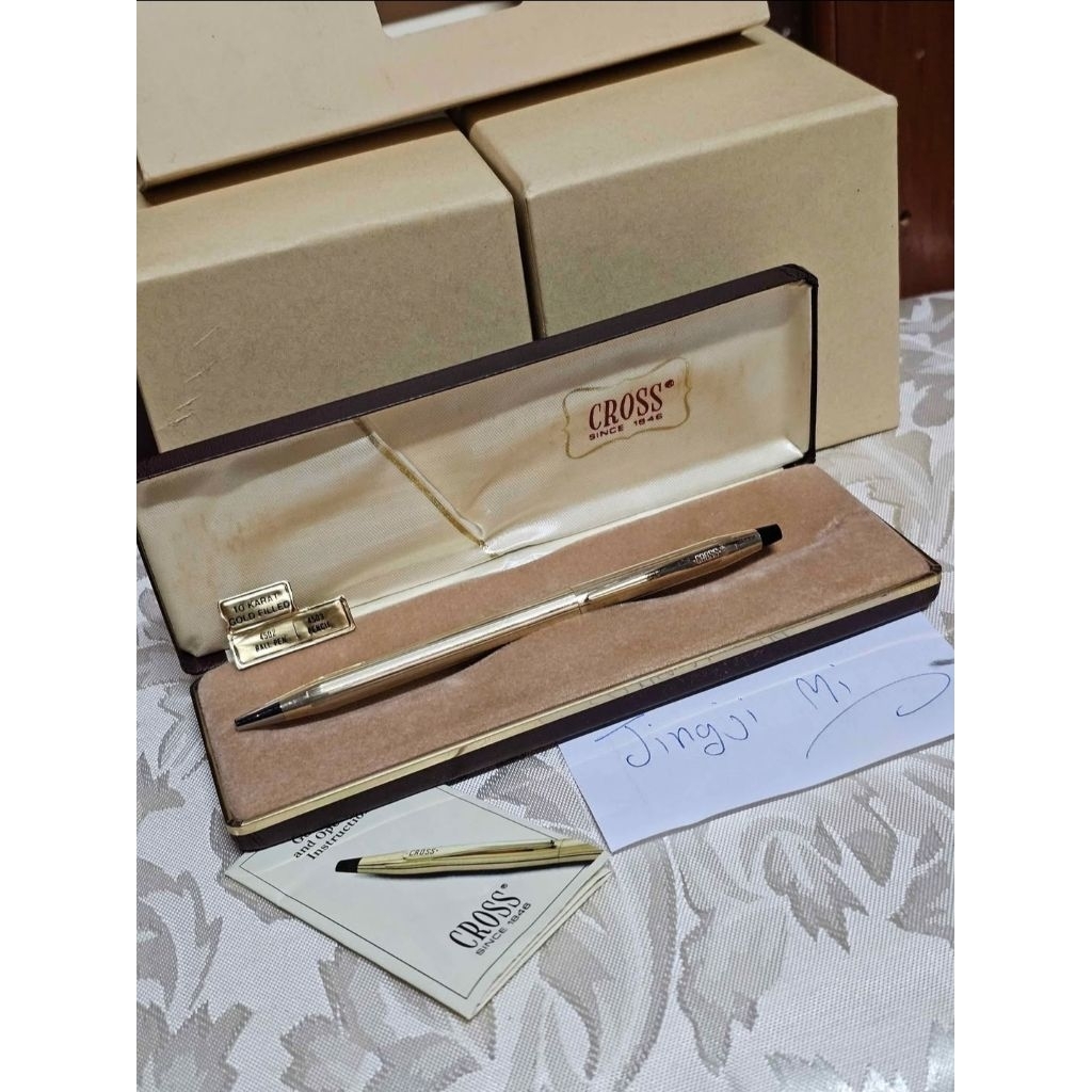 พร้อมส่ง📌ปากกา Cross(10 Karat Gold Filled)