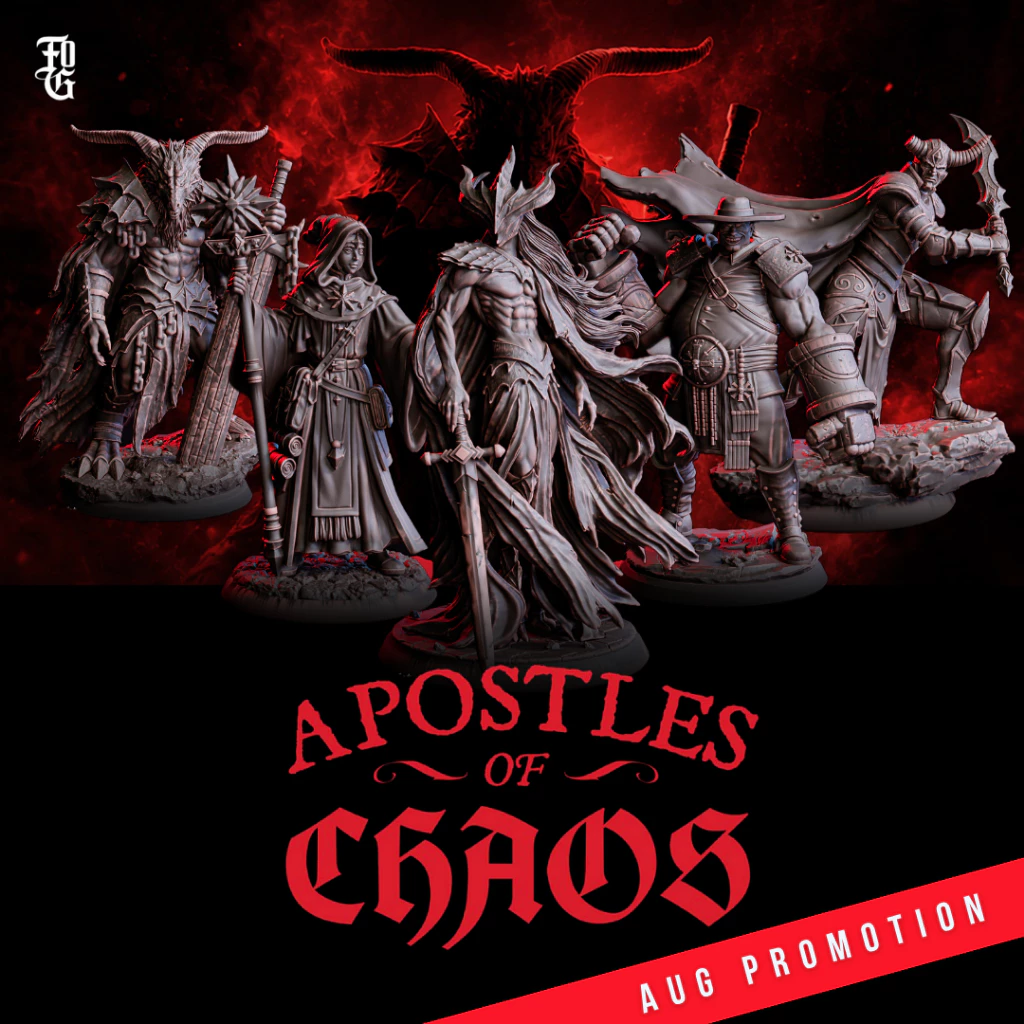 Free Gift [ Aug 2026 ] - ยอดซื้อครบทุกๆ 500 บาทรับฟรี สุ่มโมเดล จาก Set "Apostles of Chaos" พร้อมลุ้น Secret ในเซ็ต