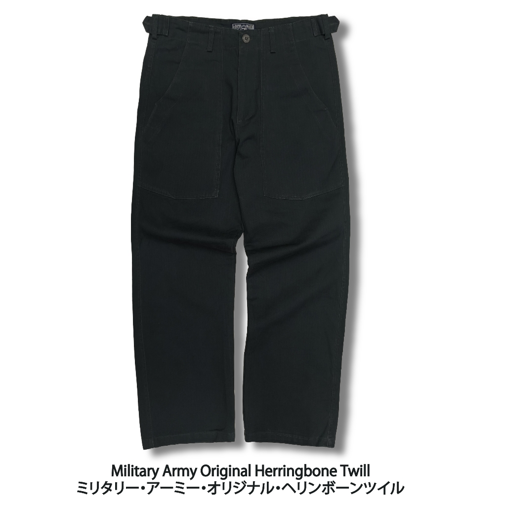 กางเกง Military Army Original Herringbone Twill ( ไม่มีปรับเอวหลัง ) ( new )