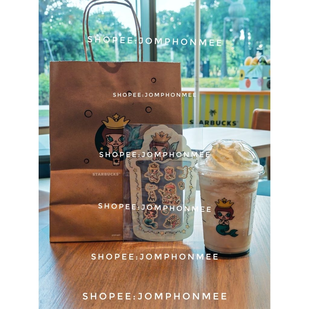 2026 Starbucks Thailand X POPMART MOLLY Speciail Edition design for Sticker, bag and Plastic glass