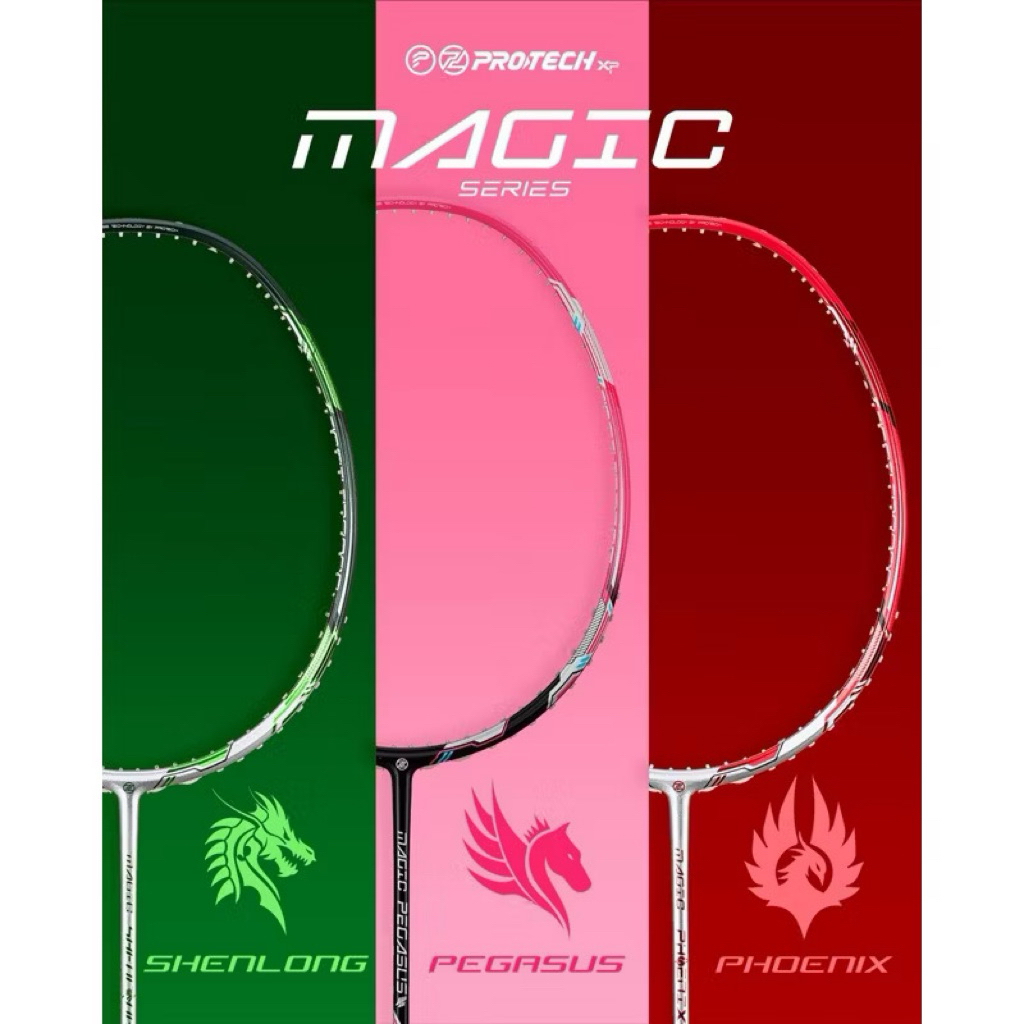 Protech ไม้แบดมินตันรุ่น Magic Series / Phoenix / cyclop / shenlong / unicorn