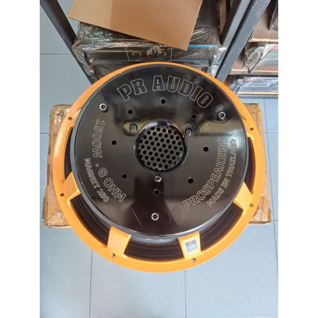 ดอกลำโพง18นิ้วโครงหล่อ PR Audio PR-18 V5 วอยซ์5นิ้ว แม่เหล็ก 250x30 วอยซ์5นิ้ว 1500W