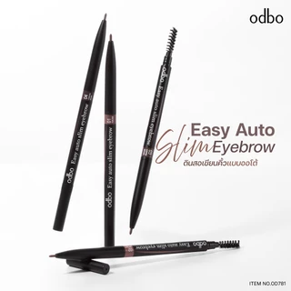ODBO EASY AUTO SLIM EYEBROW OD781 ดินสอเขียนคิ้วอีซี่ออโต้ รุ่นขายดีของแบรนด์ หมุนเก็บได้ในแท่ง