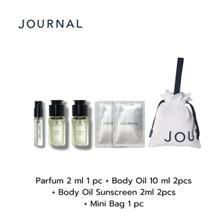 รับฟรี 6 รายการ Parfum 2 ml 1 pc + Body Oil 10 ml 2pcs + Body Oil Sunscreen 2ml 2pcs + Mini Bag 1pc