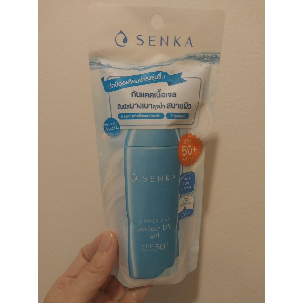 SENKA PERFECT UV GEL SPF 50+ PA++++ เซนกะ กันแดด เนื้อบางเบา 80 g. (มีตำหนิรอยปากกา)
