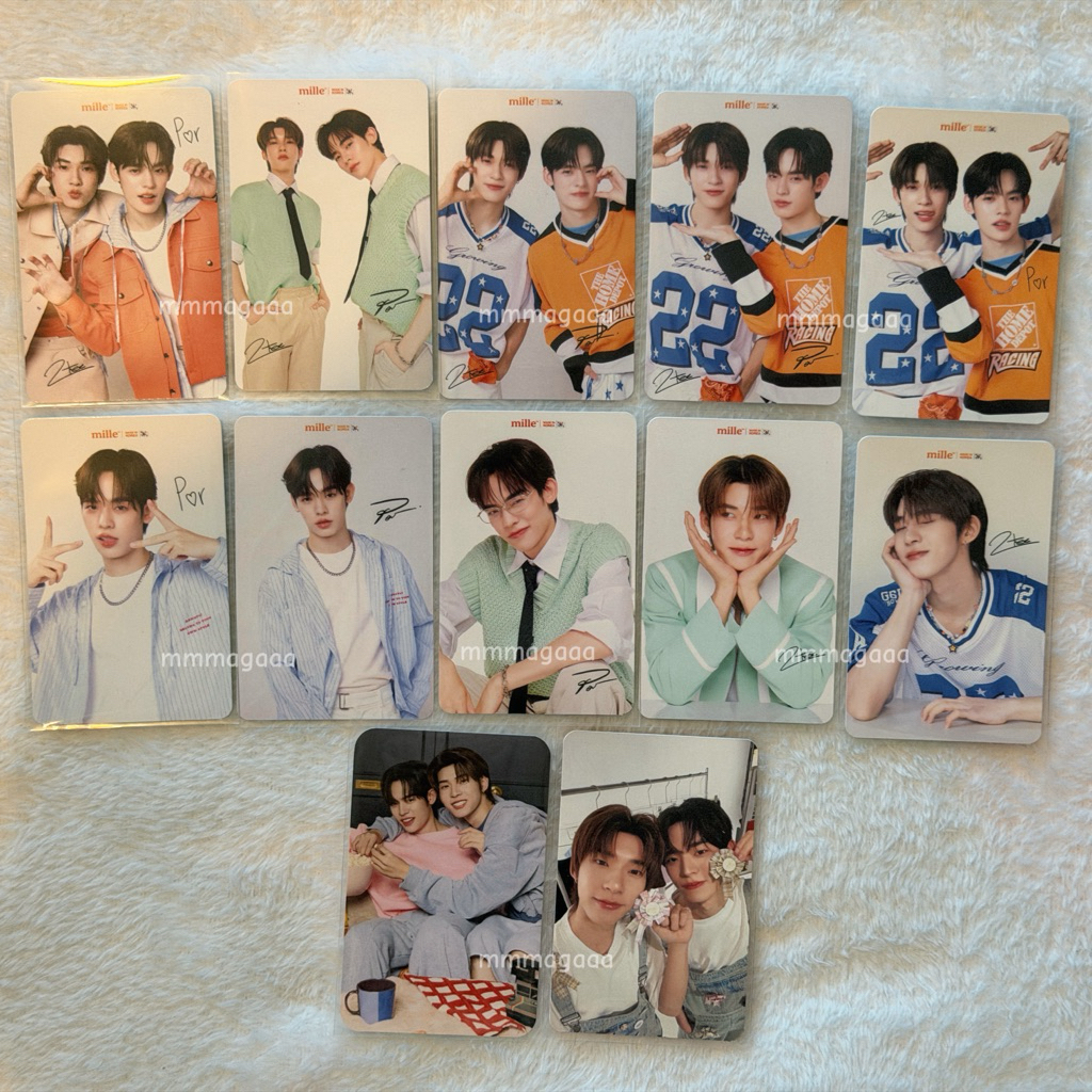 🐶พร้อมส่ง🐻‍❄️การ์ด ตี๋ตี๋ป๋อ มิลเล่ / Skin editor / Jarinya (ของแท้)