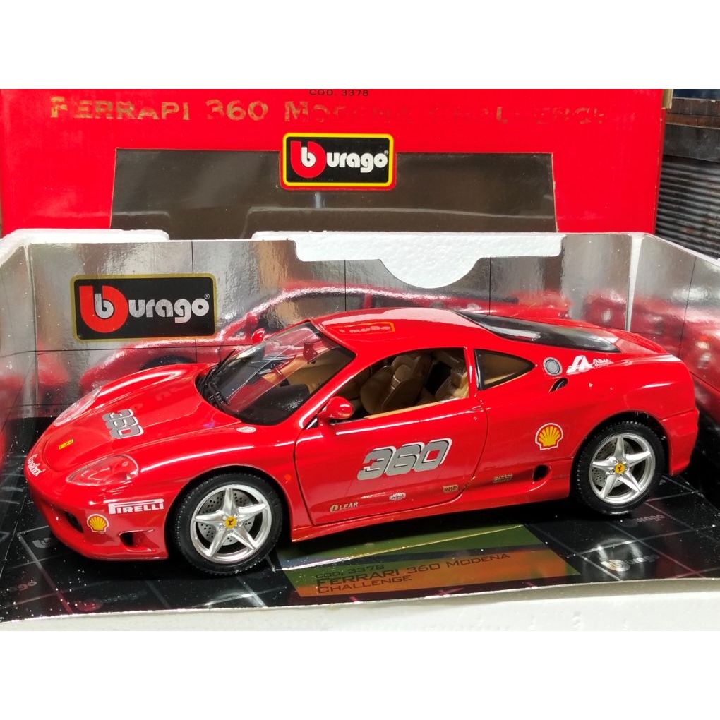 โมเดลรถF360 โมเดลรถFerrari360 1:18 โมเดลรถ Ferrari 360 Ferrari F360 Model car scale 1/18 Burago * มื