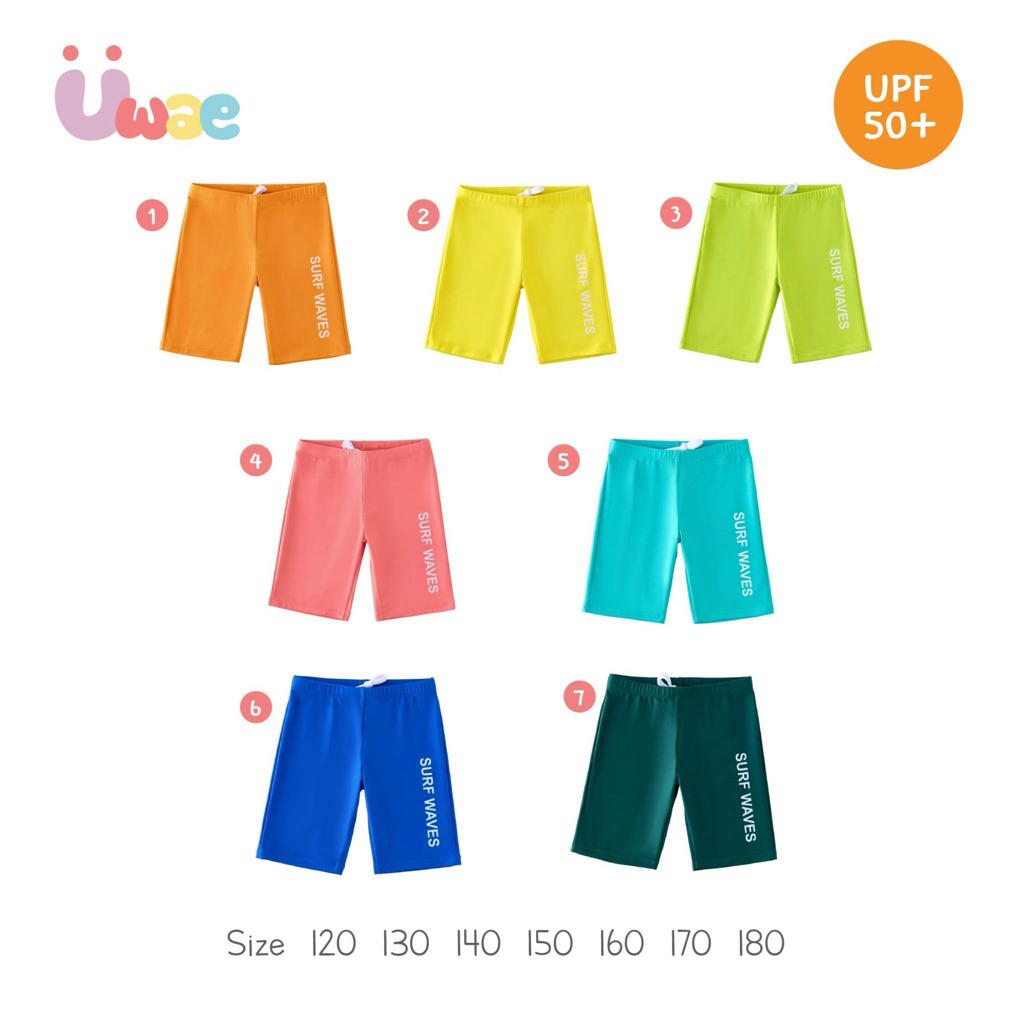 Uwae กางเกงว่ายน้ำกันยูวีมีเชือก รุ่น Surf UV507-UV513