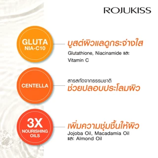 ROJUKISS Gluta Nia-C10 Micellar Water 400ml โรจูคิส กลูต้า ไนอะ-ซี10 ไมเซลลาร์วอเตอร์ ทำความสะอาดล้ำลึก บูสต์ผิวไบร์ทใส