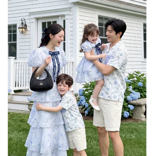 (Mommy) Maria Diamond เดรสผู้ใหญ่ Time Together Dress เดรสยาวกระโปรงเลเยอร์ผ้าชีฟอง texture โบว์หน้า ซิปหลัง มีซับใน