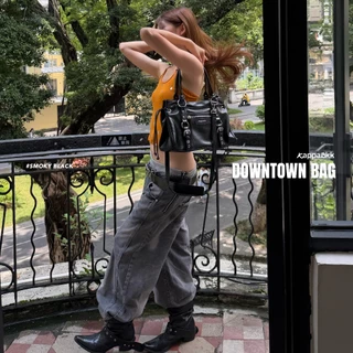 New Arrivals✨KAPPABKK Downtown Bag กระเป๋าสะพายไหล่ ดีเทลเข็มขัด กลิ่นอาย 90s