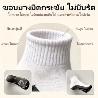 ถุงเท้านักเรียน 6/12 คู่ ระบายอากาศดี นุ่มสบาย 5ไซส์ ชายหญิงใส่ได้ ทนทานดี ถุงเท้าเด็ก