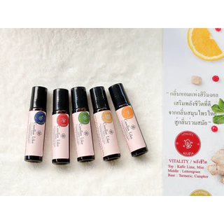 Candles Like TH 5 in 1 Rolling Balm 8ml. ลูกกลิ้งสูตรต้นตำรับ