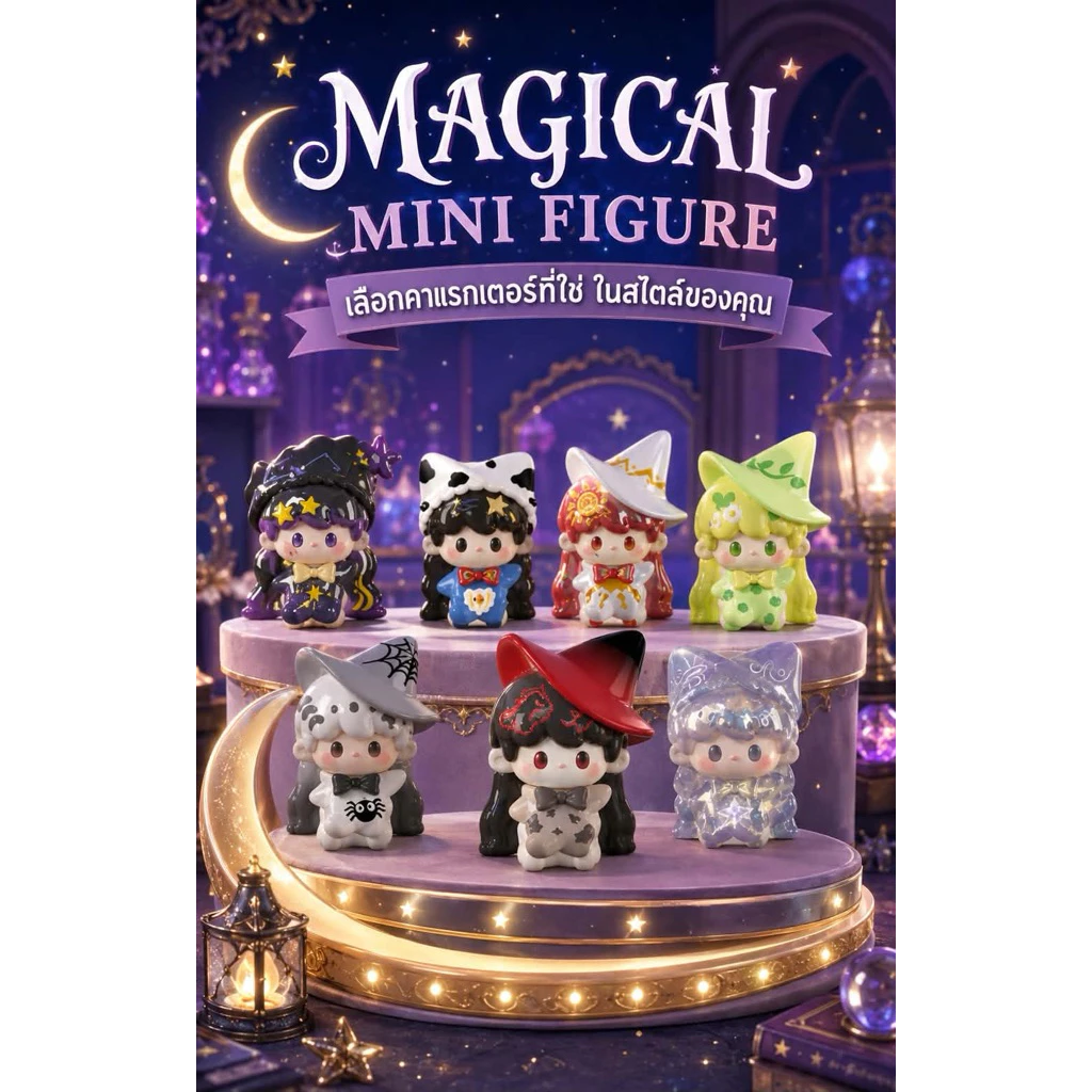 🧝🏻♀️🪄 1ซอง 4ชิ้น_ย385 | UU toy แม่มดน้อยโดเรมี
