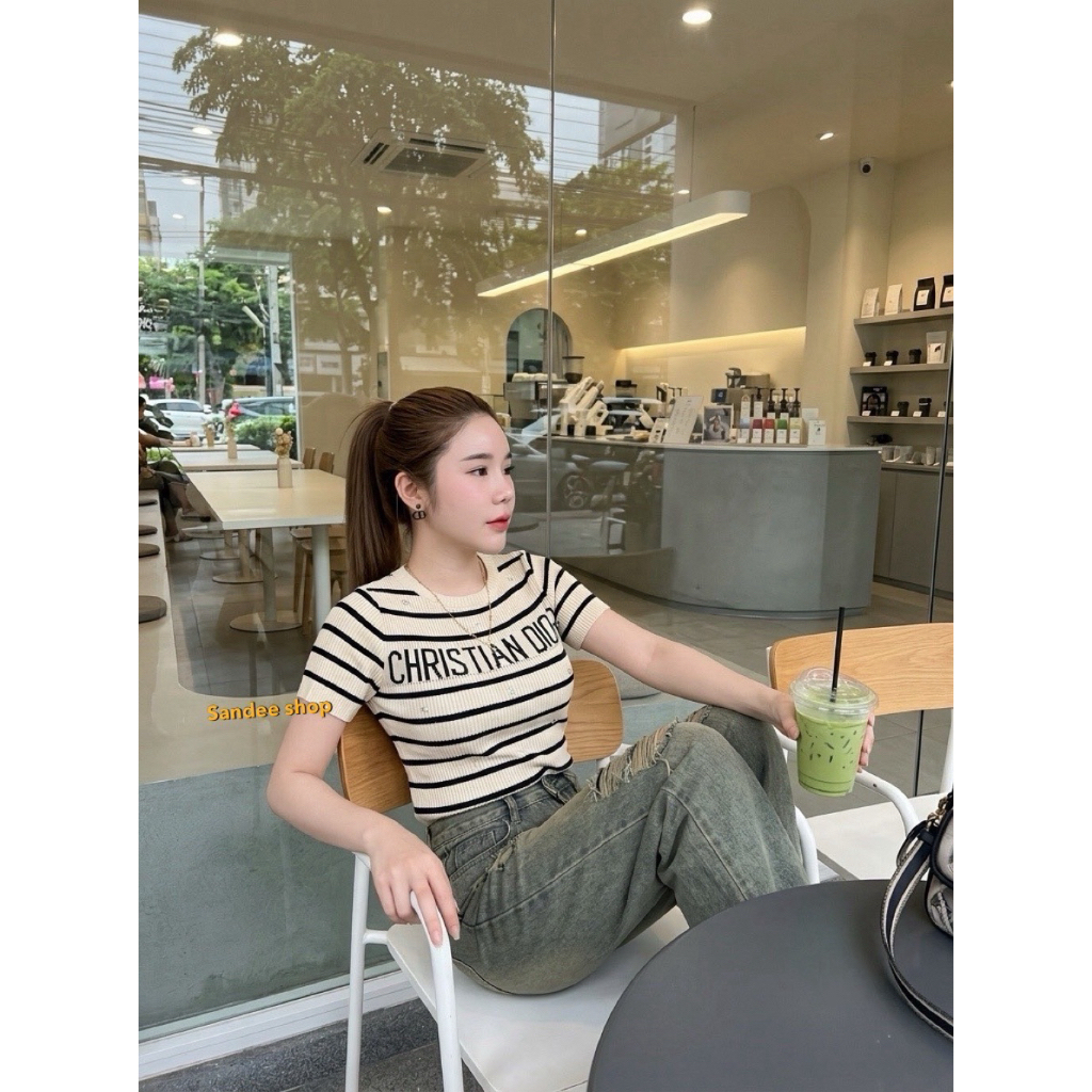 #ypy เสื้อยืดไหมพรมผ้านิ่มมม งานนำเข้าสวยใส่สบายจ้า