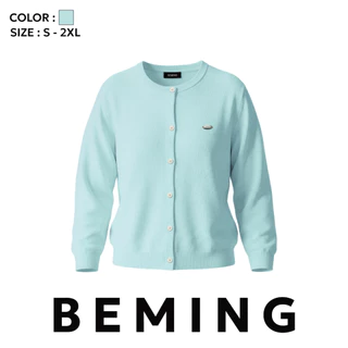 (Pre20-30 วัน)Bemingtop1266 (S-2XL) - Mori Knit Cardigan – คาร์ดิแกนไหมพรมดีไซน์มินิมอลนุ่มใส่สบายแมตช์ง่ายทุกลุค