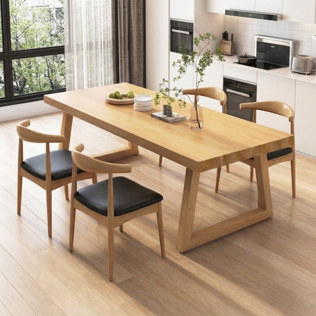 KENZZO: เซ็ตโต๊ะ รับประทานอาหาร กินข้าว (Europe / Marson / Dining Set with 4 Chair)
