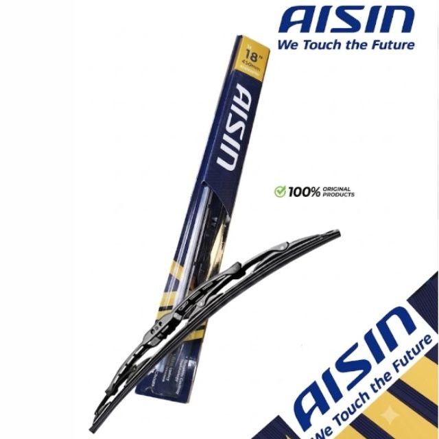 ใบปัดน้ำฝน ยี่ห้อ AISIN แท้ 100%  ขนาด 14" - 28"