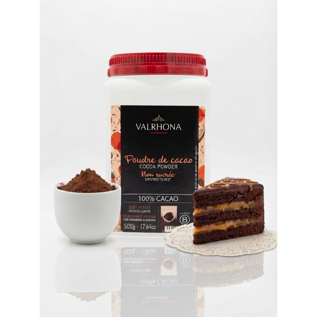 Valrhona Cocoa powder 1 kg Michel Cluazel Cocoa ผงโกโก้แท้100%