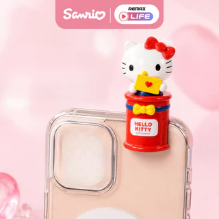 [กล่องสุ่ม] Sanrio Lying Bean รุ่น Sweetheart Post Series ฟิกเกอร์โทรศัพท์ Hello Kitty ลอกกาวง่าย ติดแน่น ลิขสิทธิ์แท้