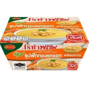 โรซ่า.ซุปฟักทองแครอท210g/ซุปเห็ด200g.*หมดอายุดือน5/2027-2028