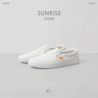 KIM&CO. Sunrise(KF008W) รองเท้าผ้าใบกันน้ำ แฟชั่นผู้หญิง สลิปออนมินิมอลกันน้ำ นุ่มสบาย ไม่ต้องกลัวฝน