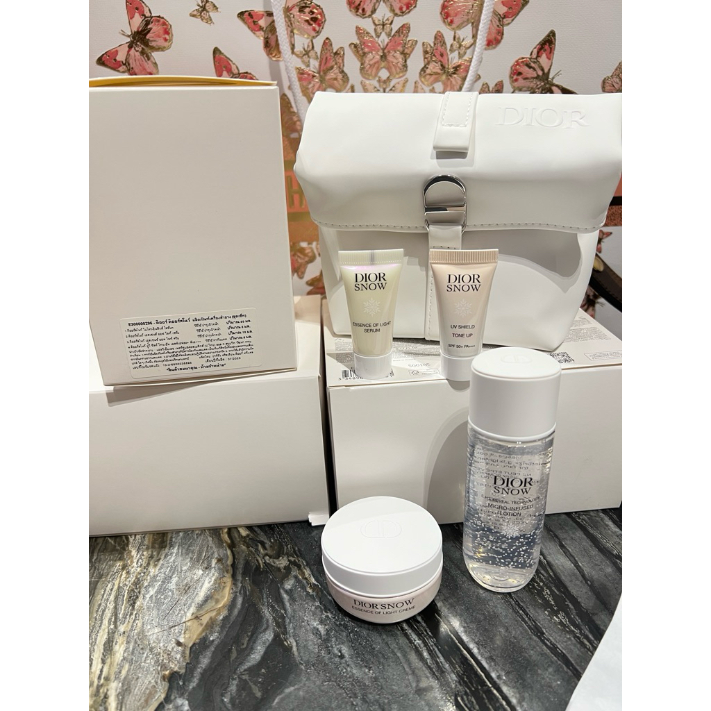 ชุดบำรุงผิว Dior Snow skincare แบบเช็ท/no box สินค้าฉลากไทยผลิต07/2025