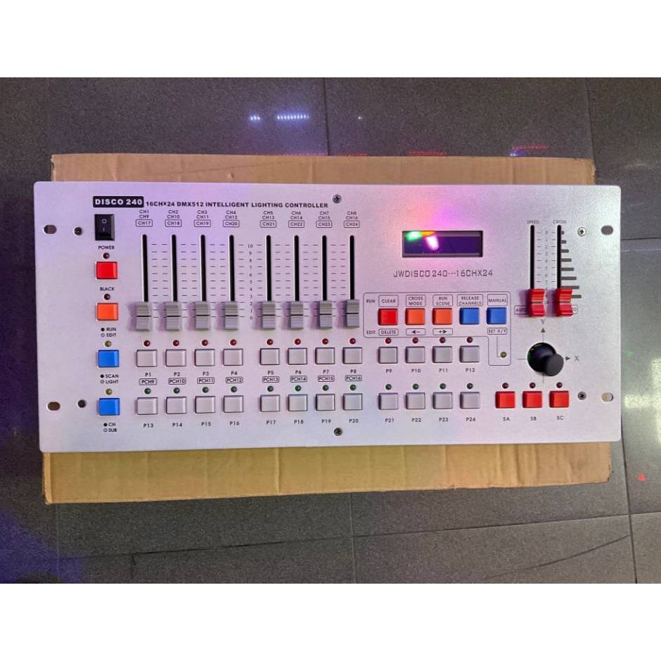 DMX Controller DMX 512 DJ Lighting Disco240 CHบอร์ดคุมไฟ เครื่องควบคุมไฟพาร์