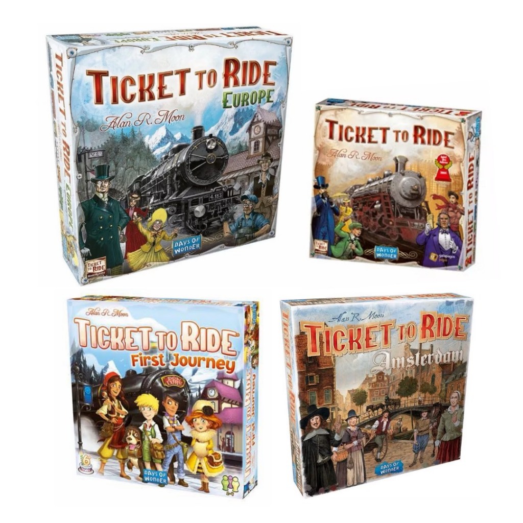 Ticket to ride Europe / USA (เกรดอย่างดี กล่องแข็ง) First journey Board game - บอร์ดเกม รถไฟ 1912 (ภ
