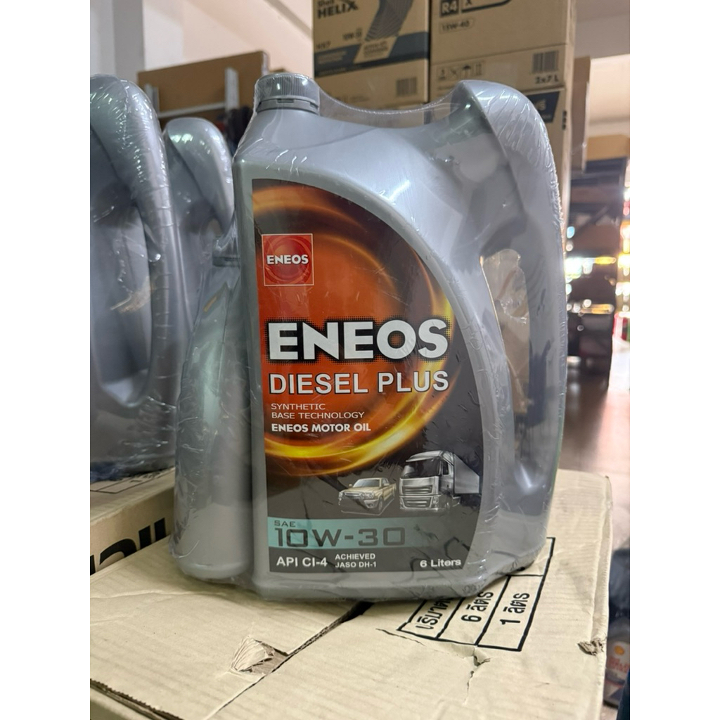 น้ำมันเครื่อง ENEOS Diesel Plus 10W-30 - เอเนออส ดีเซลพลัส 10W-30 6+1 ลิตร